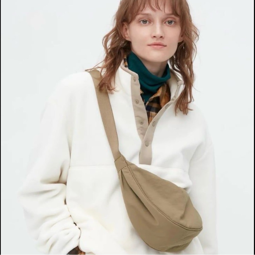 Uniqlo beige Crossbody Sling Bag